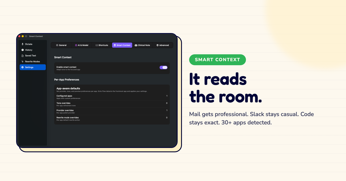 Why the Same Sentence Should Sound Different in Every App